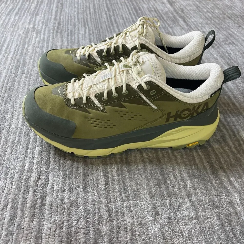 Hoka One One Kaha Low Mens 11 Fennel Eggnog Shoes Hiking 1123114-FNN GTX Outdoor - Picture 3 of 11